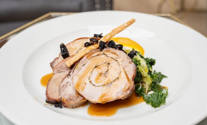 Dining - plate with main course